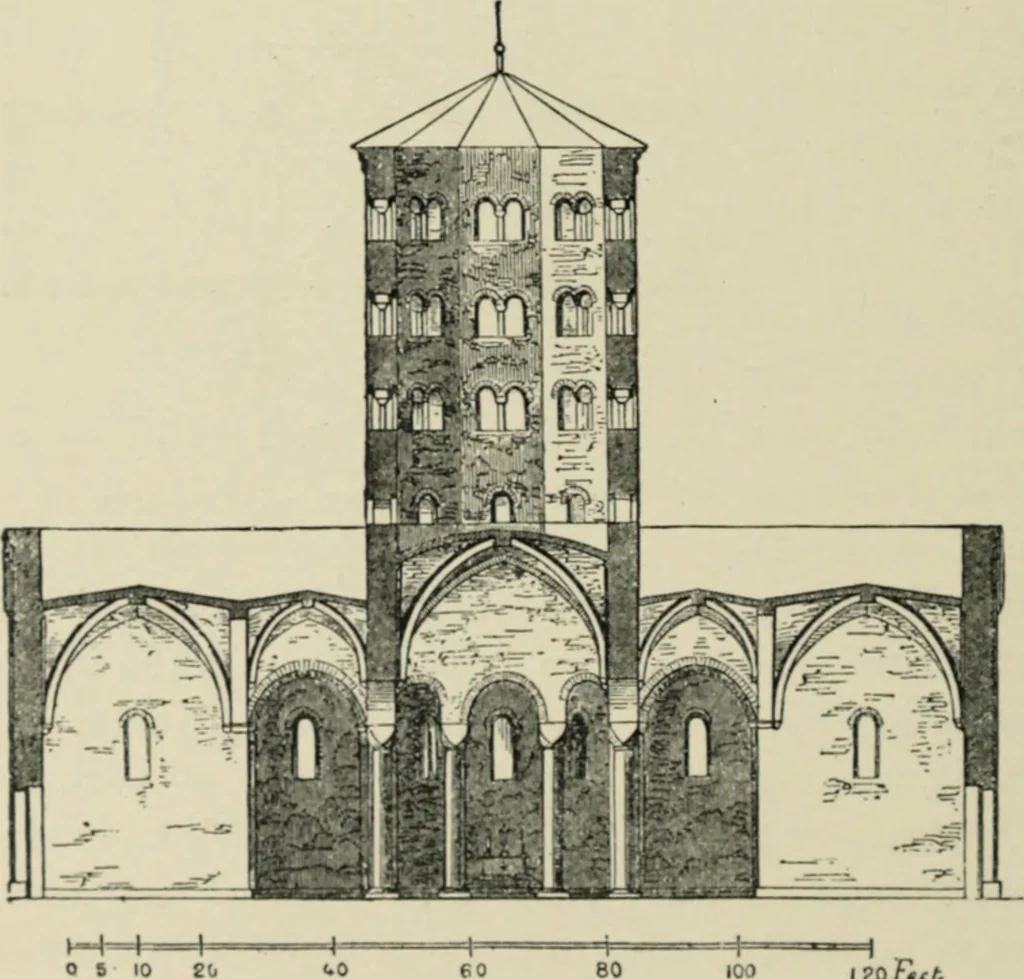 An illustration from A history of architecture in Italy from the time of Constantine to the dawn of the renaissance, 1901, leaf 145