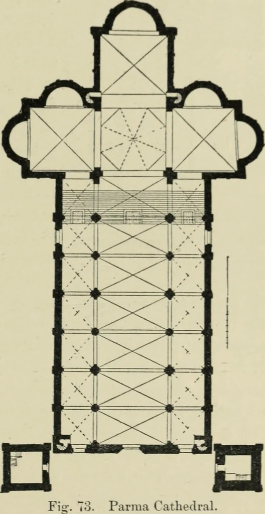 An illustration from A history of architecture in Italy from the time of Constantine to the dawn of the renaissance, 1901, leaf 146