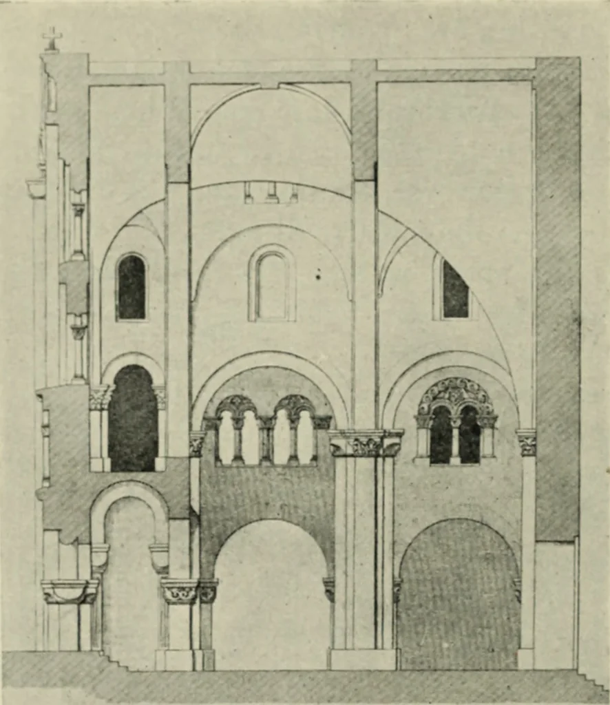 An illustration from A history of architecture in Italy from the time of Constantine to the dawn of the renaissance, 1901, leaf 149