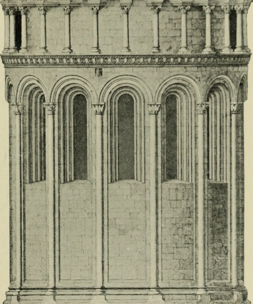 An illustration from A history of architecture in Italy from the time of Constantine to the dawn of the renaissance, 1901, leaf 166