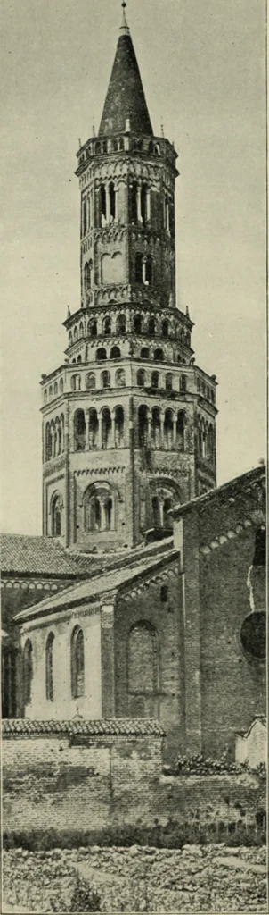 An illustration from A history of architecture in Italy from the time of Constantine to the dawn of the renaissance, 1901, leaf 169