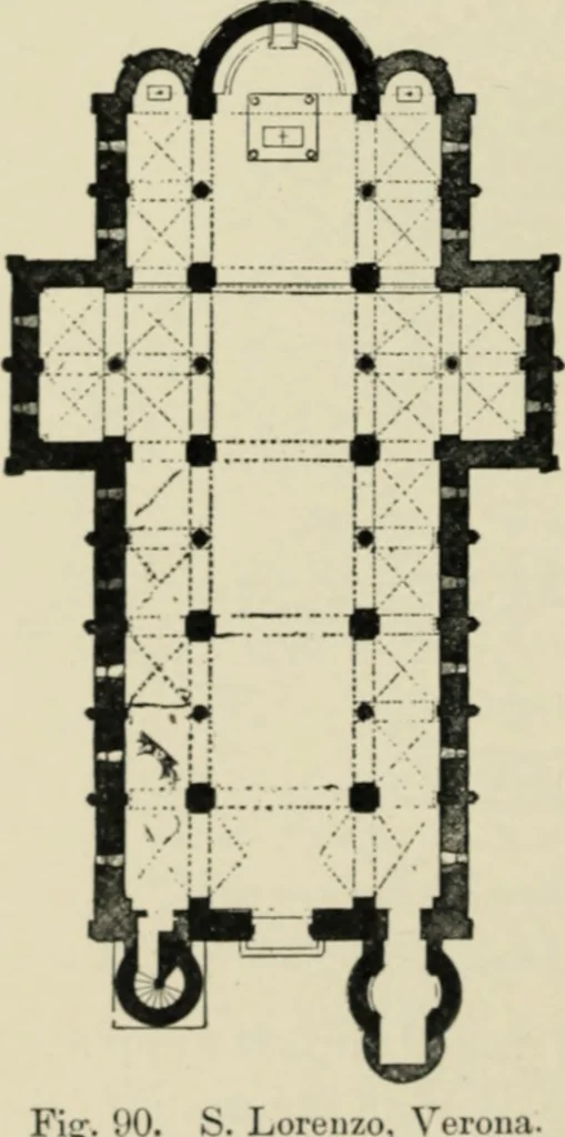 An illustration from A history of architecture in Italy from the time of Constantine to the dawn of the renaissance, 1901, leaf 173