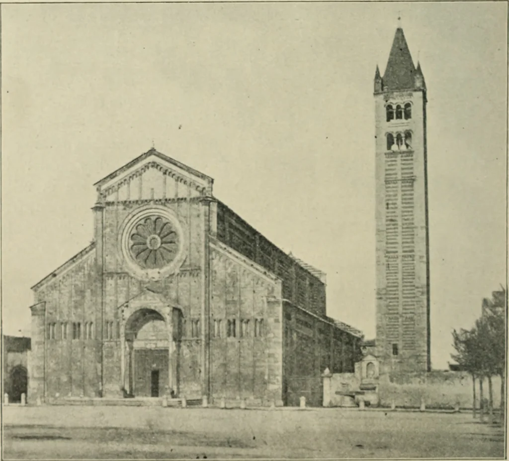 An illustration from A history of architecture in Italy from the time of Constantine to the dawn of the renaissance, 1901, leaf 177