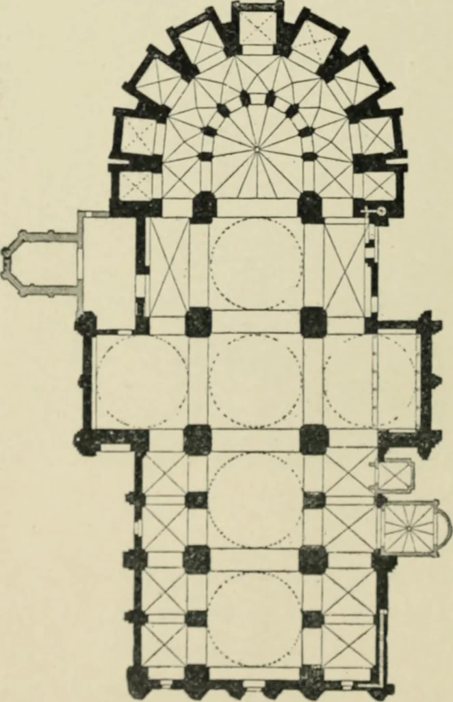 An illustration from A history of architecture in Italy from the time of Constantine to the dawn of the renaissance, 1901, leaf 181