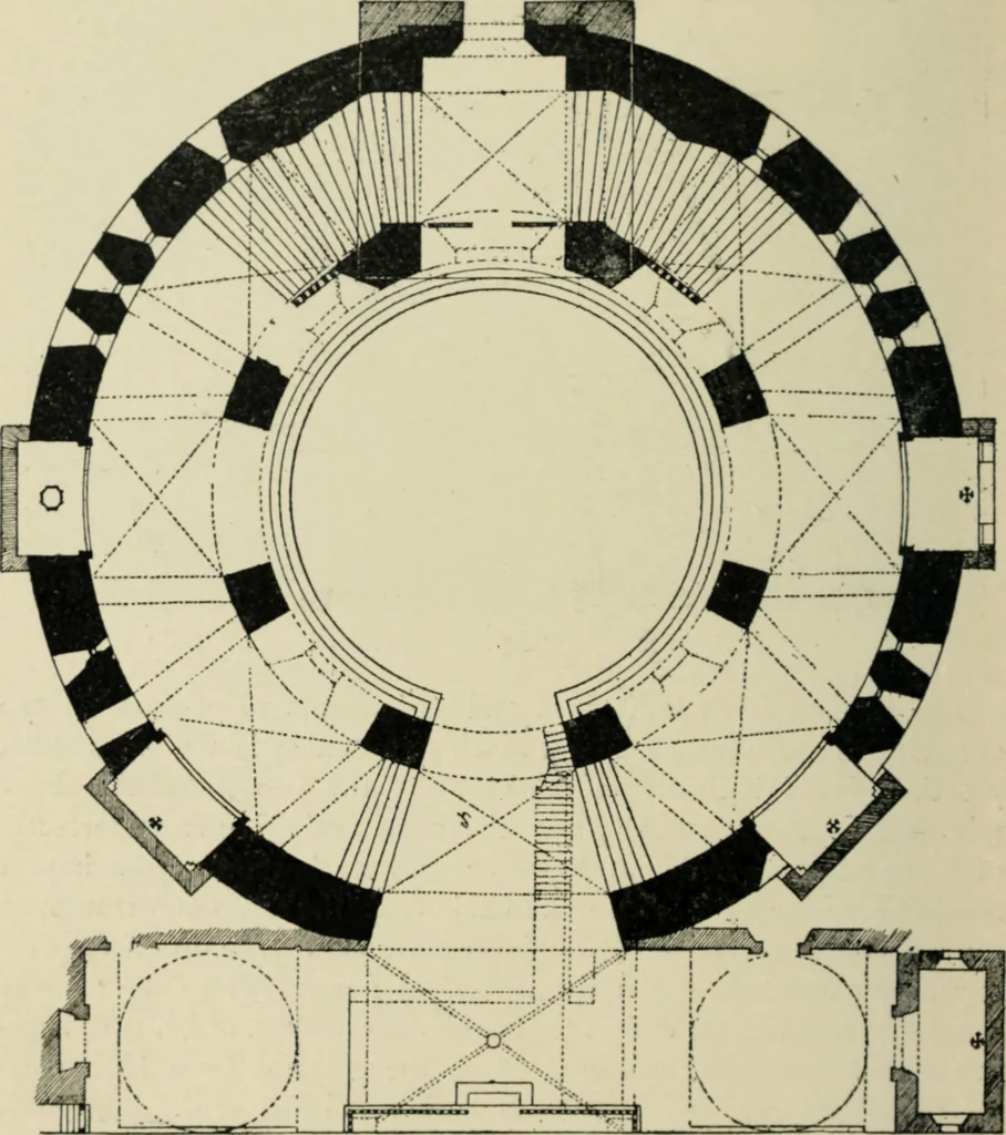 An illustration from A history of architecture in Italy from the time of Constantine to the dawn of the renaissance, 1901, leaf 183