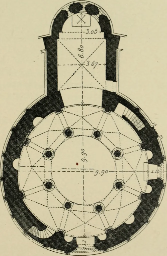 An illustration from A history of architecture in Italy from the time of Constantine to the dawn of the renaissance, 1901, leaf 188