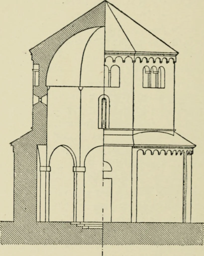 An illustration from A history of architecture in Italy from the time of Constantine to the dawn of the renaissance, 1901, leaf 191