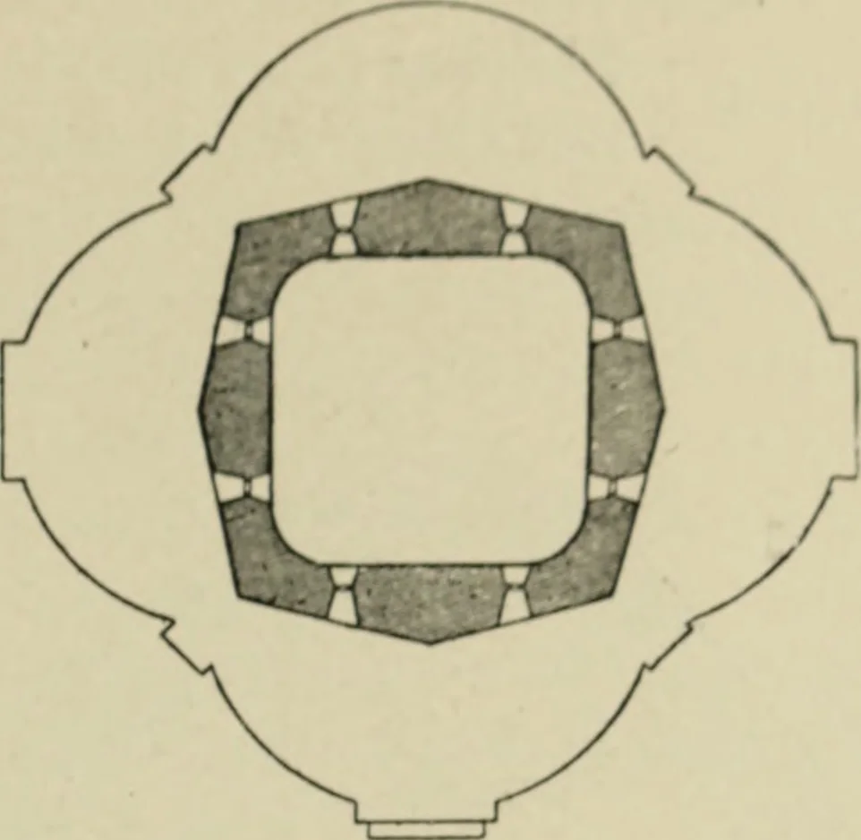 An illustration from A history of architecture in Italy from the time of Constantine to the dawn of the renaissance, 1901, leaf 192