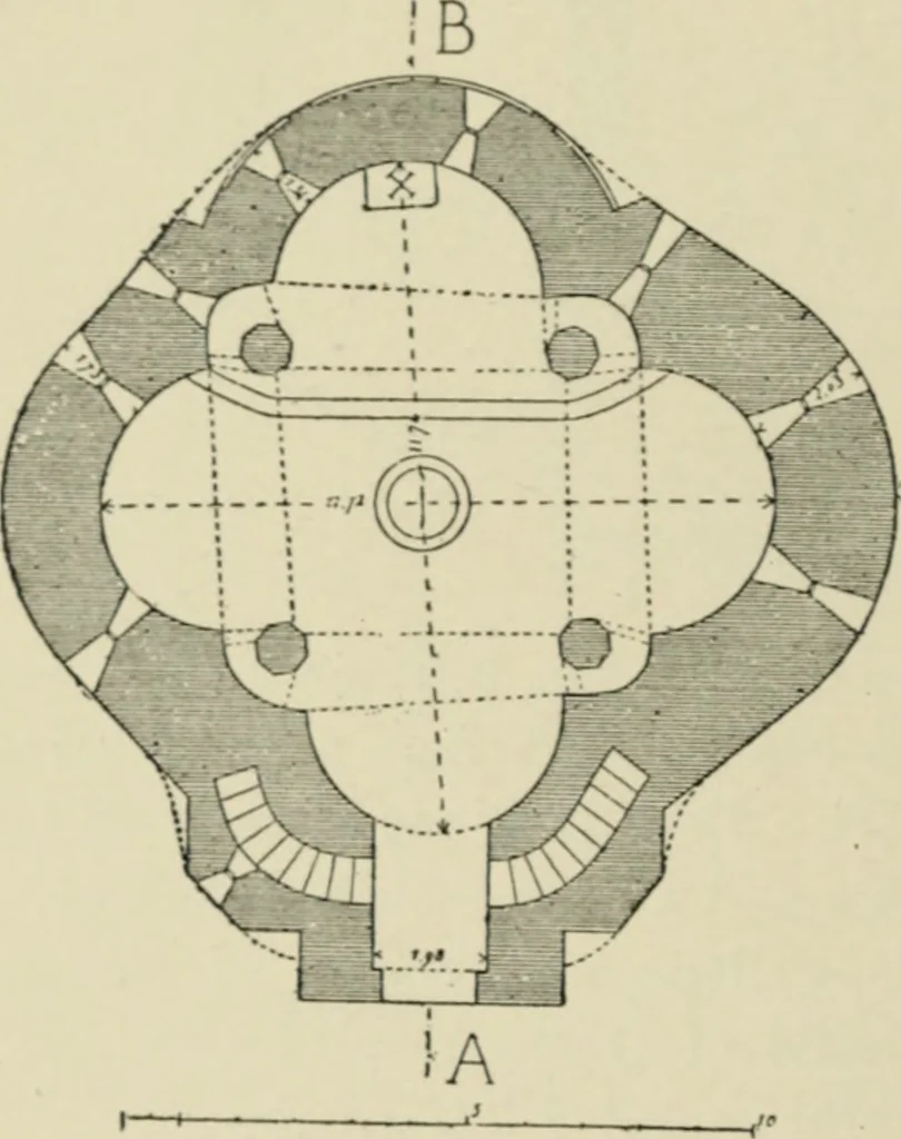 An illustration from A history of architecture in Italy from the time of Constantine to the dawn of the renaissance, 1901, leaf 193