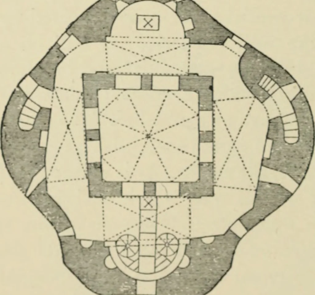 An illustration from A history of architecture in Italy from the time of Constantine to the dawn of the renaissance, 1901, leaf 193