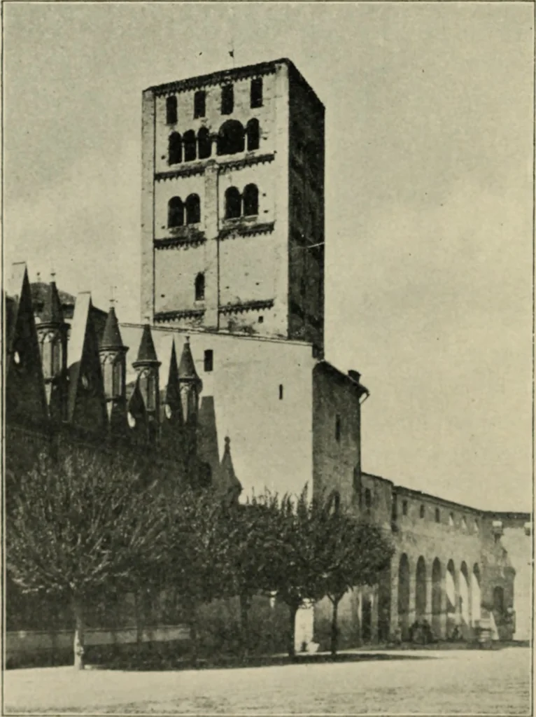 An illustration from A history of architecture in Italy from the time of Constantine to the dawn of the renaissance, 1901, leaf 201
