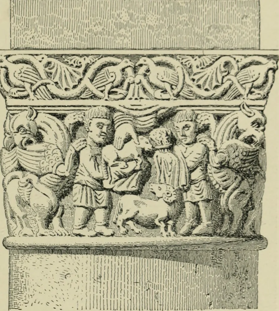 An illustration from A history of architecture in Italy from the time of Constantine to the dawn of the renaissance, 1901, leaf 214