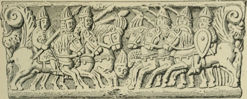 An illustration from A history of architecture in Italy from the time of Constantine to the dawn of the renaissance, 1901, leaf 218