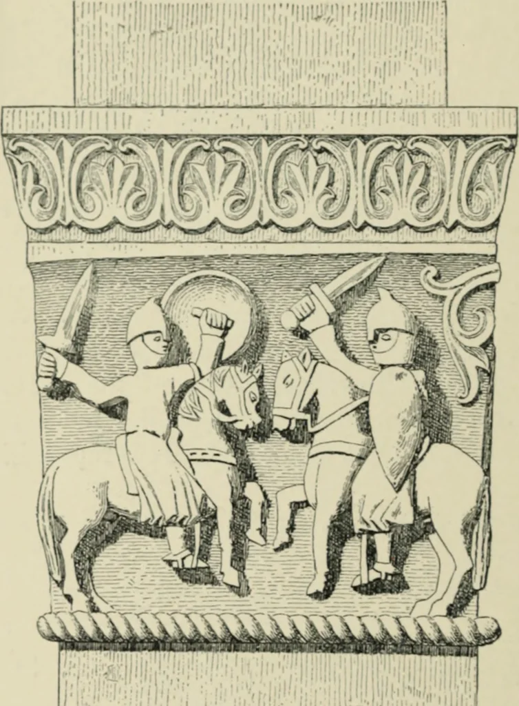 An illustration from A history of architecture in Italy from the time of Constantine to the dawn of the renaissance, 1901, leaf 221