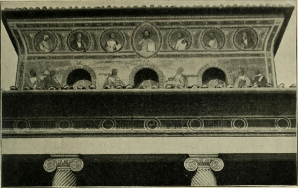 An illustration from A history of architecture in Italy from the time of Constantine to the dawn of the renaissance, 1901, leaf 236