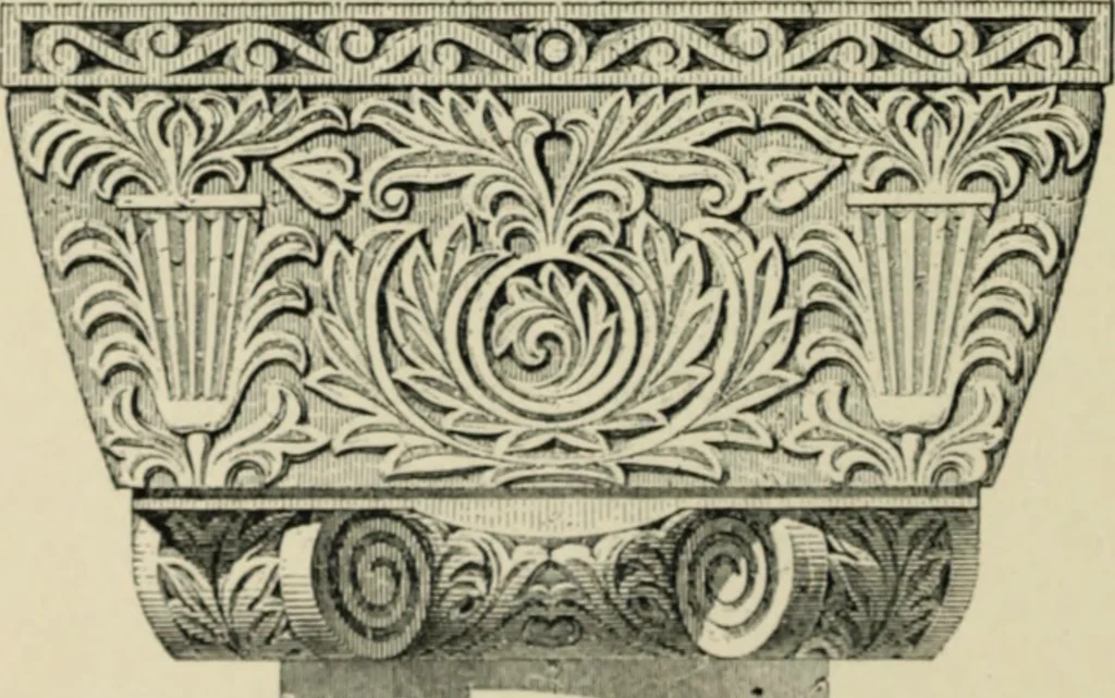 An illustration from A history of architecture in Italy from the time of Constantine to the dawn of the renaissance, 1901, leaf 241