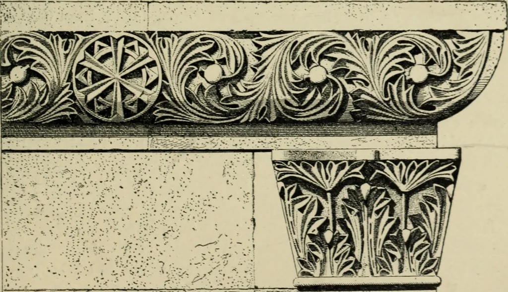 An illustration from A history of architecture in Italy from the time of Constantine to the dawn of the renaissance, 1901, leaf 244