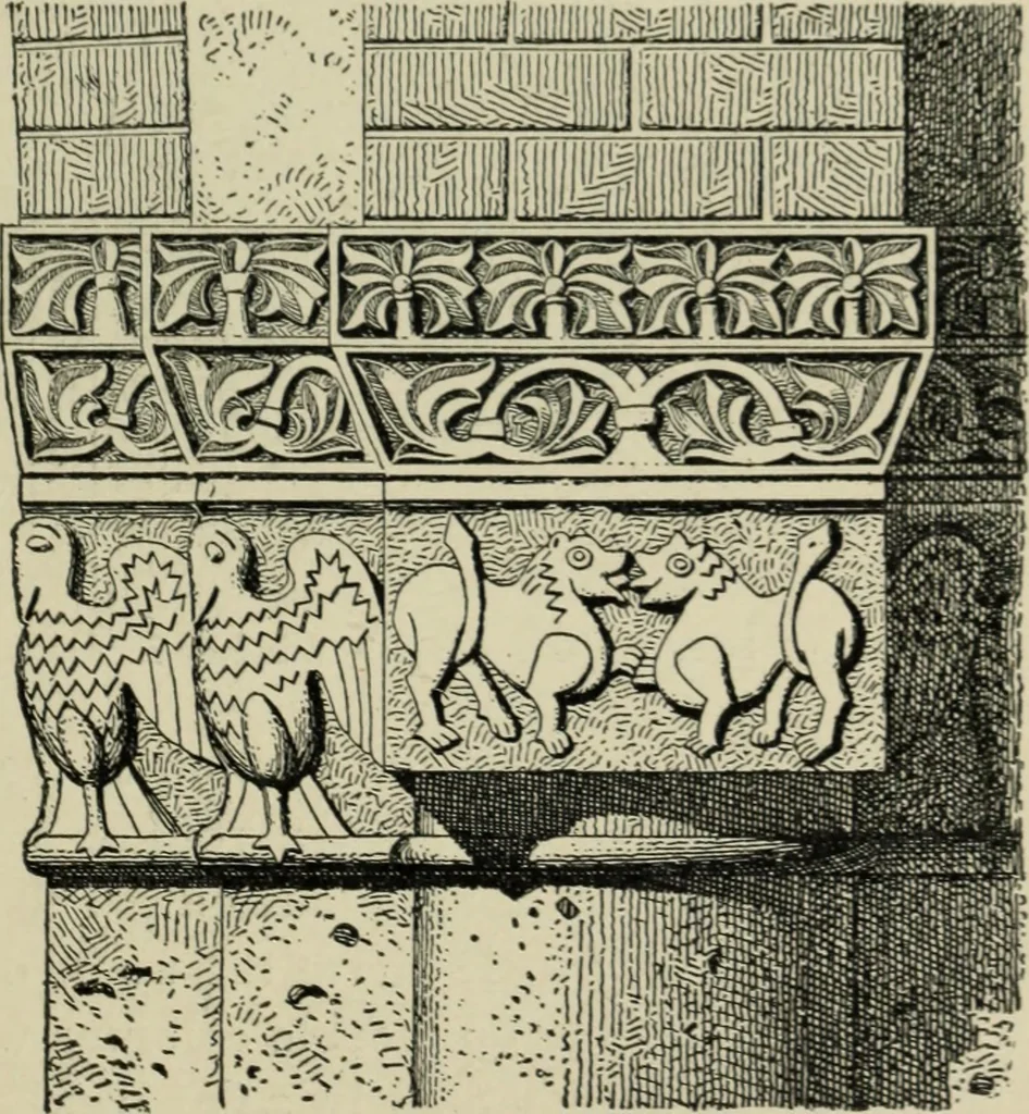 An illustration from A history of architecture in Italy from the time of Constantine to the dawn of the renaissance, 1901, leaf 266