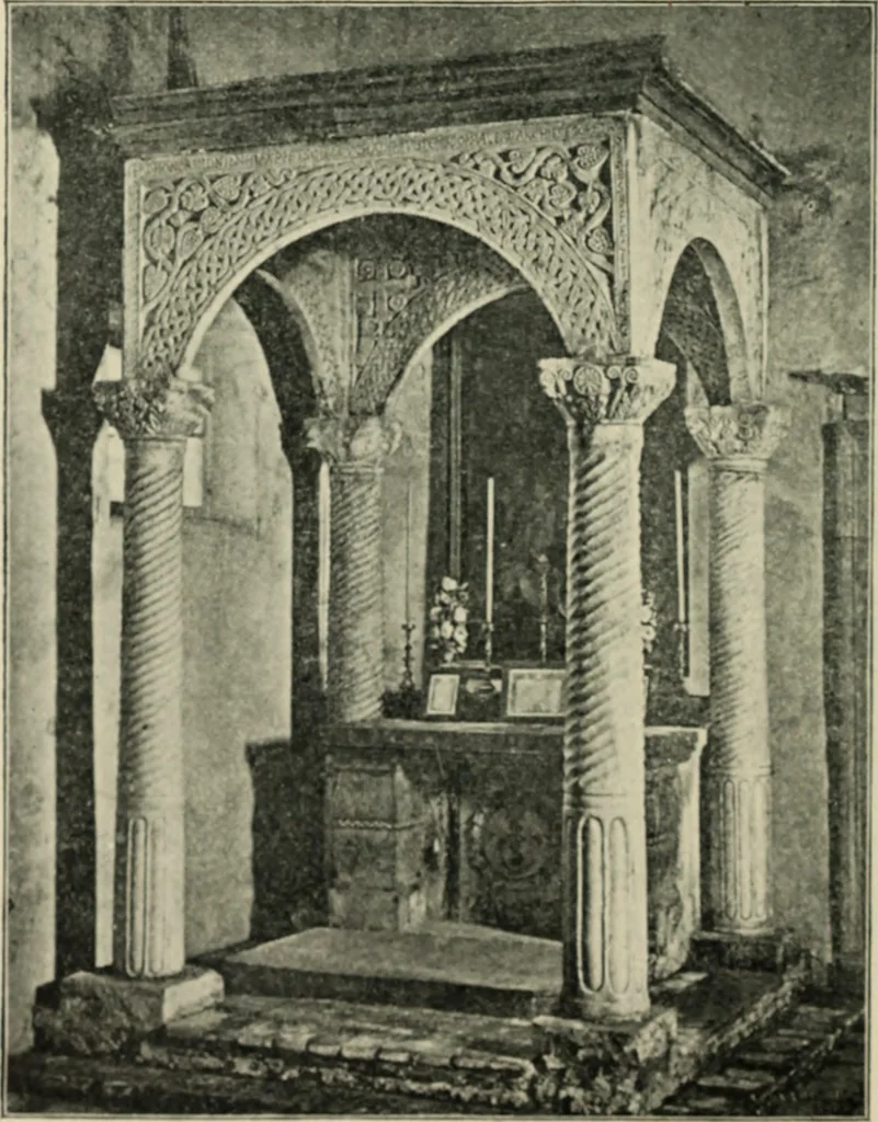 An illustration from A history of architecture in Italy from the time of Constantine to the dawn of the renaissance, 1901, leaf 271