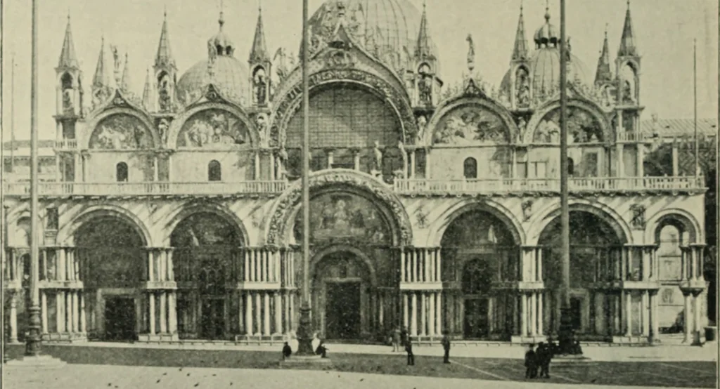 An illustration from A history of architecture in Italy from the time of Constantine to the dawn of the renaissance, 1901, leaf 285