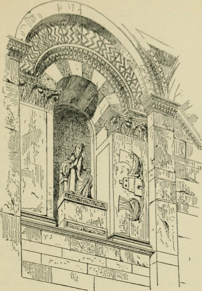 An illustration from A history of architecture in Italy from the time of Constantine to the dawn of the renaissance, 1901, leaf 308