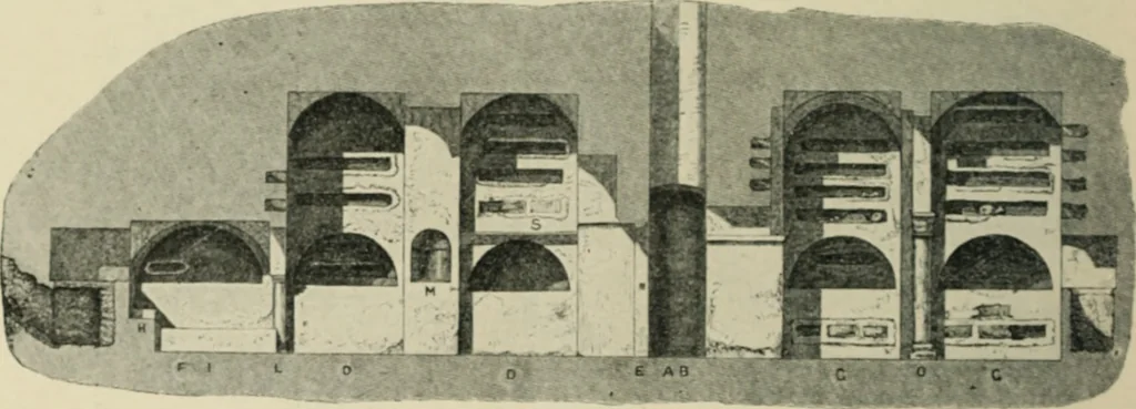 An illustration from A history of architecture in Italy from the time of Constantine to the dawn of the renaissance, 1901, leaf 31