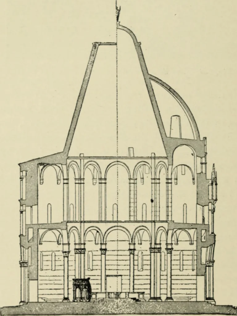 An illustration from A history of architecture in Italy from the time of Constantine to the dawn of the renaissance, 1901, leaf 313