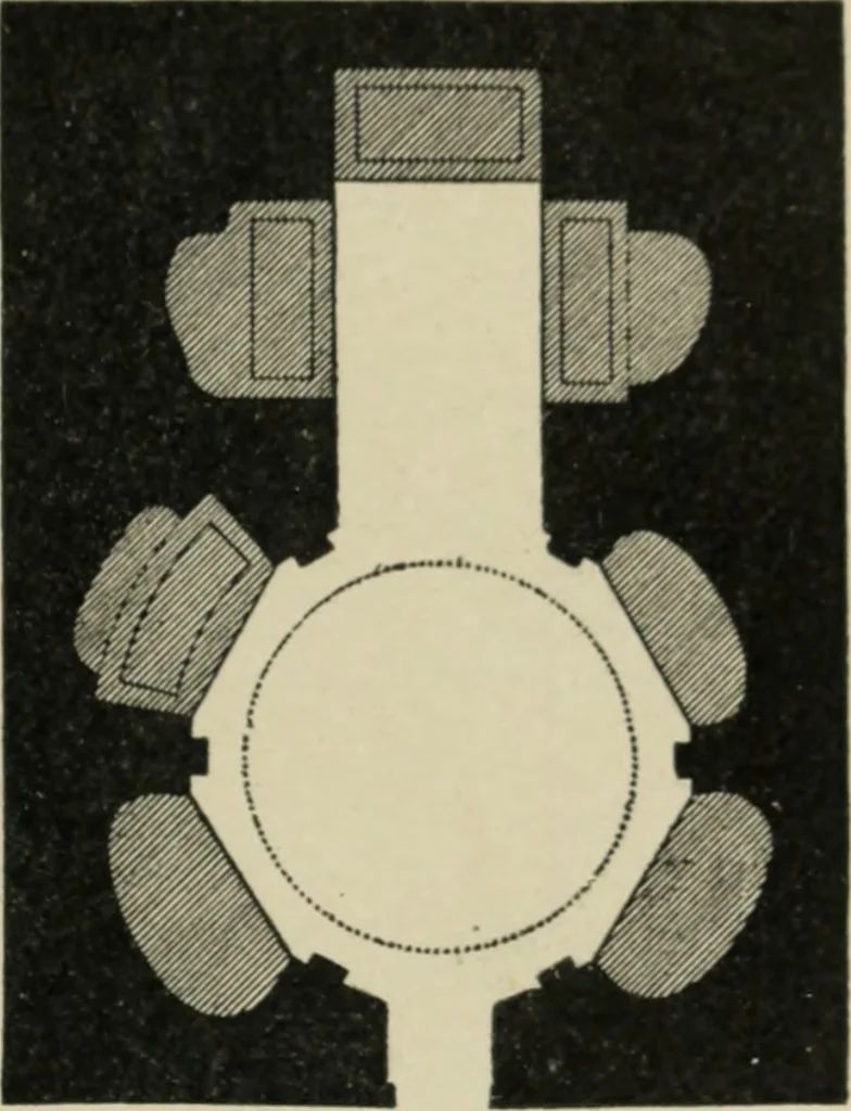 An illustration from A history of architecture in Italy from the time of Constantine to the dawn of the renaissance, 1901, leaf 32