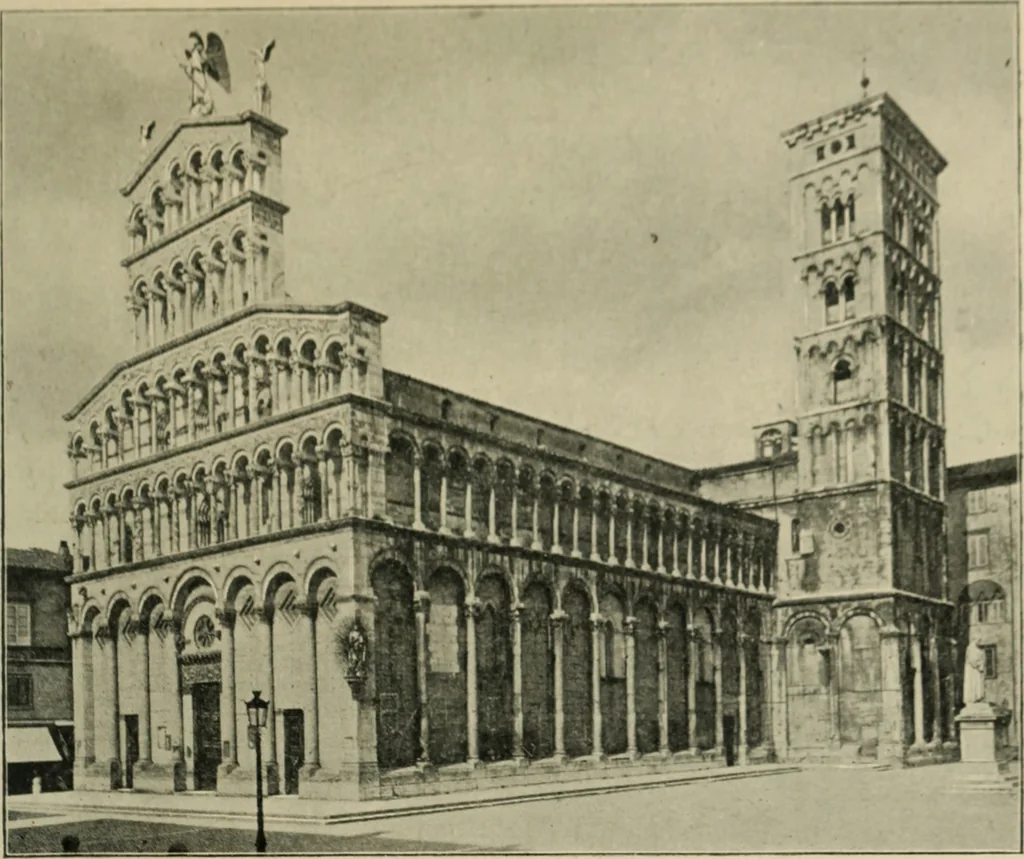 An illustration from A history of architecture in Italy from the time of Constantine to the dawn of the renaissance, 1901, leaf 322