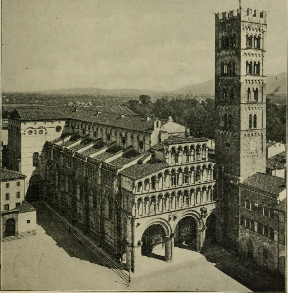 An illustration from A history of architecture in Italy from the time of Constantine to the dawn of the renaissance, 1901, leaf 324