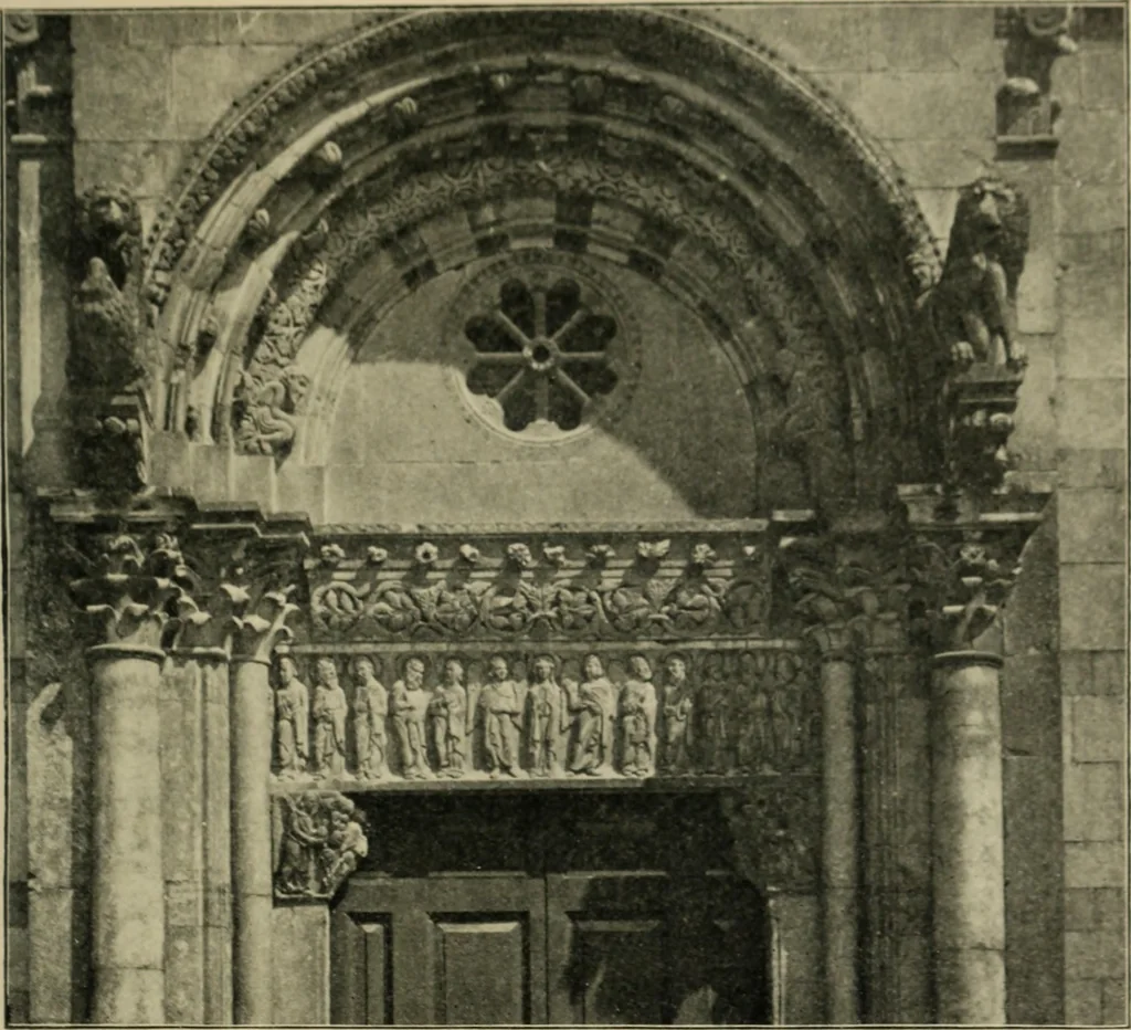 An illustration from A history of architecture in Italy from the time of Constantine to the dawn of the renaissance, 1901, leaf 328