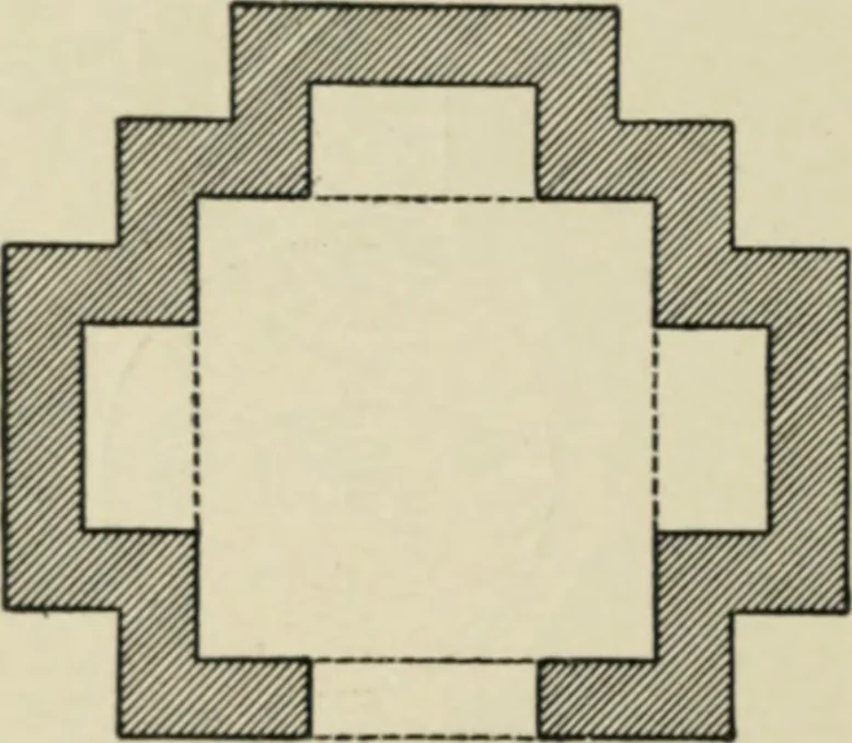 An illustration from A history of architecture in Italy from the time of Constantine to the dawn of the renaissance, 1901, leaf 33