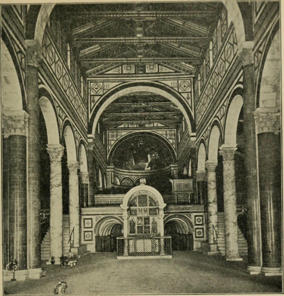 An illustration from A history of architecture in Italy from the time of Constantine to the dawn of the renaissance, 1901, leaf 334