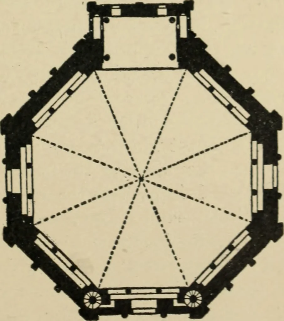An illustration from A history of architecture in Italy from the time of Constantine to the dawn of the renaissance, 1901, leaf 338