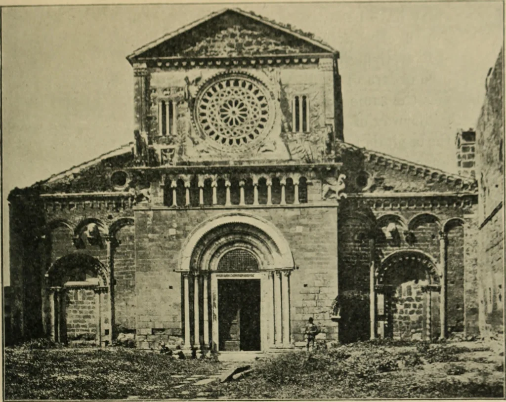 An illustration from A history of architecture in Italy from the time of Constantine to the dawn of the renaissance, 1901, leaf 340
