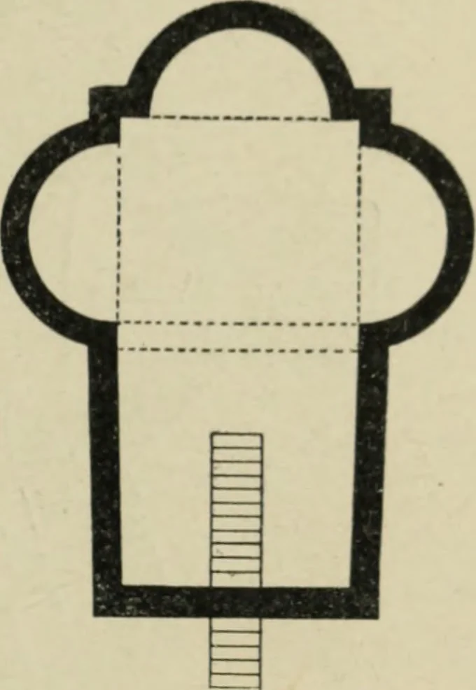 An illustration from A history of architecture in Italy from the time of Constantine to the dawn of the renaissance, 1901, leaf 36