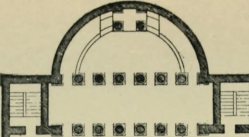 An illustration from A history of architecture in Italy from the time of Constantine to the dawn of the renaissance, 1901, leaf 41