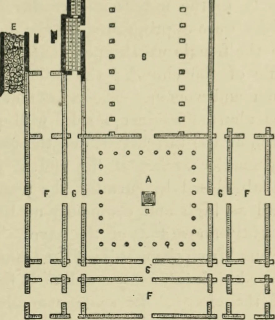 An illustration from A history of architecture in Italy from the time of Constantine to the dawn of the renaissance, 1901, leaf 42