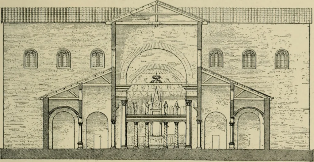 An illustration from A history of architecture in Italy from the time of Constantine to the dawn of the renaissance, 1901, leaf 52