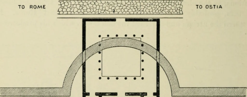 An illustration from A history of architecture in Italy from the time of Constantine to the dawn of the renaissance, 1901, leaf 53