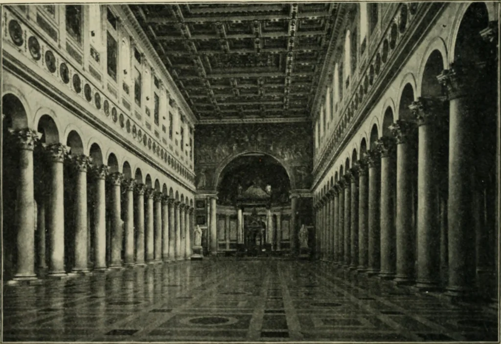 An illustration from A history of architecture in Italy from the time of Constantine to the dawn of the renaissance, 1901, leaf 55