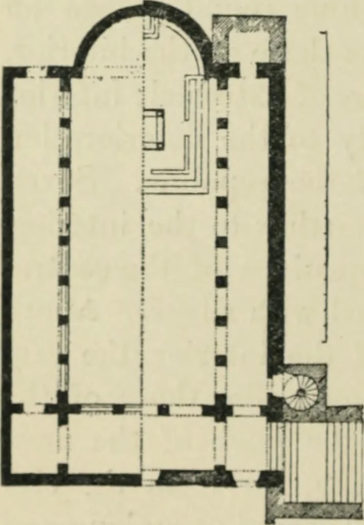 An illustration from A history of architecture in Italy from the time of Constantine to the dawn of the renaissance, 1901, leaf 57