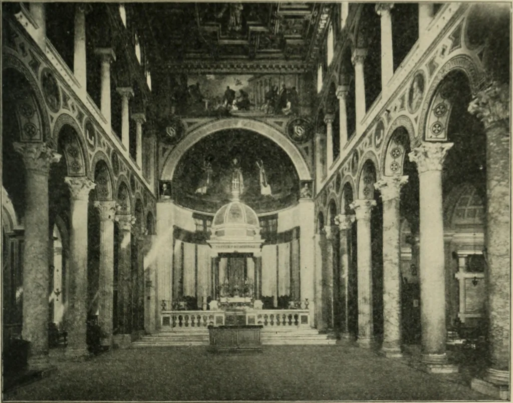 An illustration from A history of architecture in Italy from the time of Constantine to the dawn of the renaissance, 1901, leaf 58
