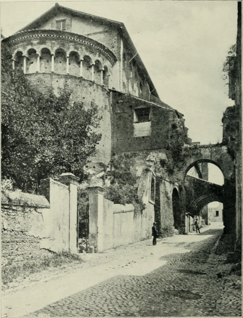 An illustration from A history of architecture in Italy from the time of Constantine to the dawn of the renaissance, 1901, leaf 7