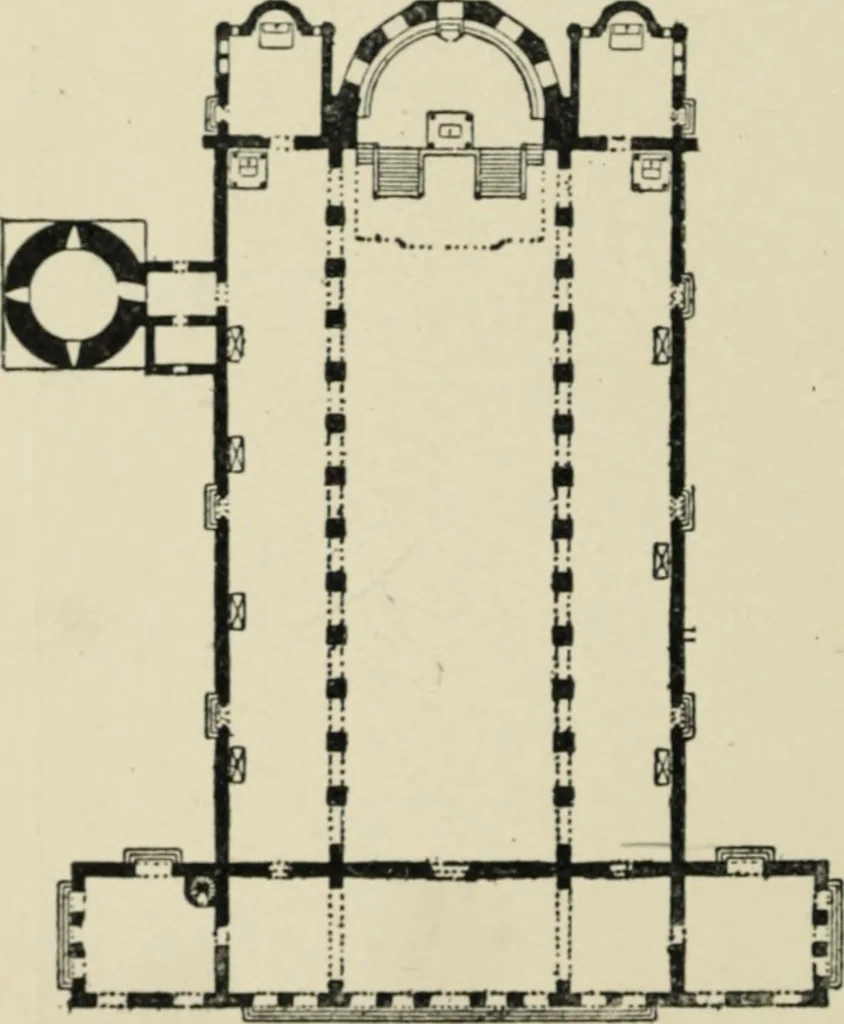 An illustration from A history of architecture in Italy from the time of Constantine to the dawn of the renaissance, 1901, leaf 87