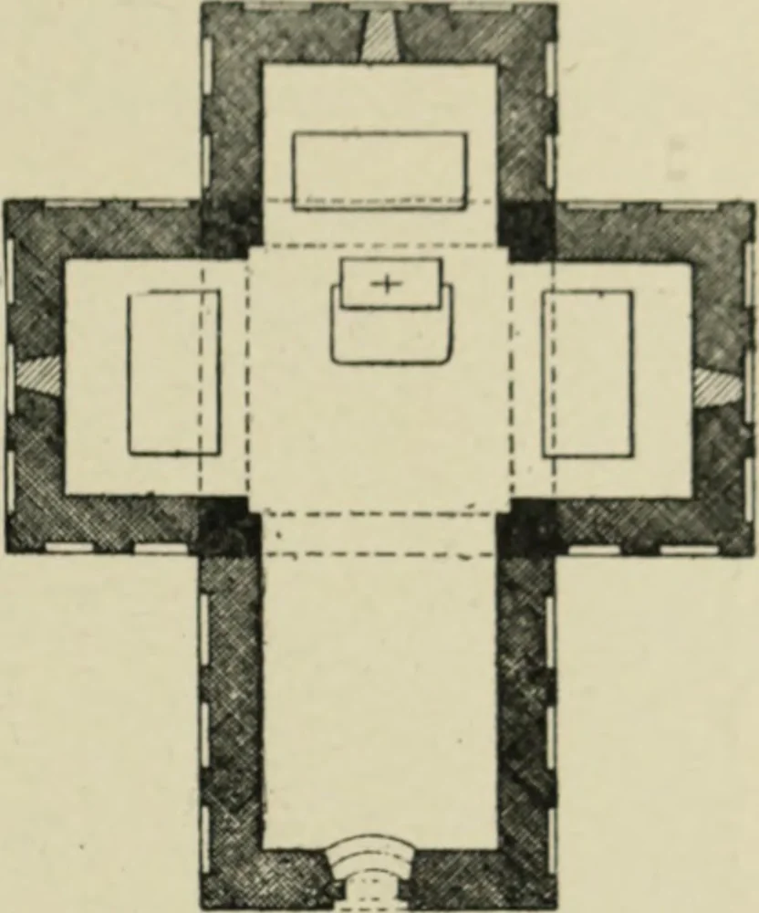An illustration from A history of architecture in Italy from the time of Constantine to the dawn of the renaissance, 1901, leaf 88