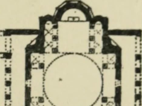 An illustration from A history of architecture in Italy from the time of Constantine to the dawn of the renaissance, 1901, leaf 92