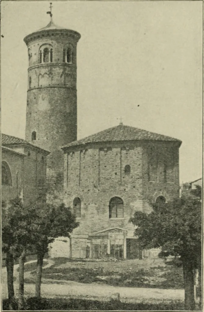 An illustration from A history of architecture in Italy from the time of Constantine to the dawn of the renaissance, 1901, leaf 98
