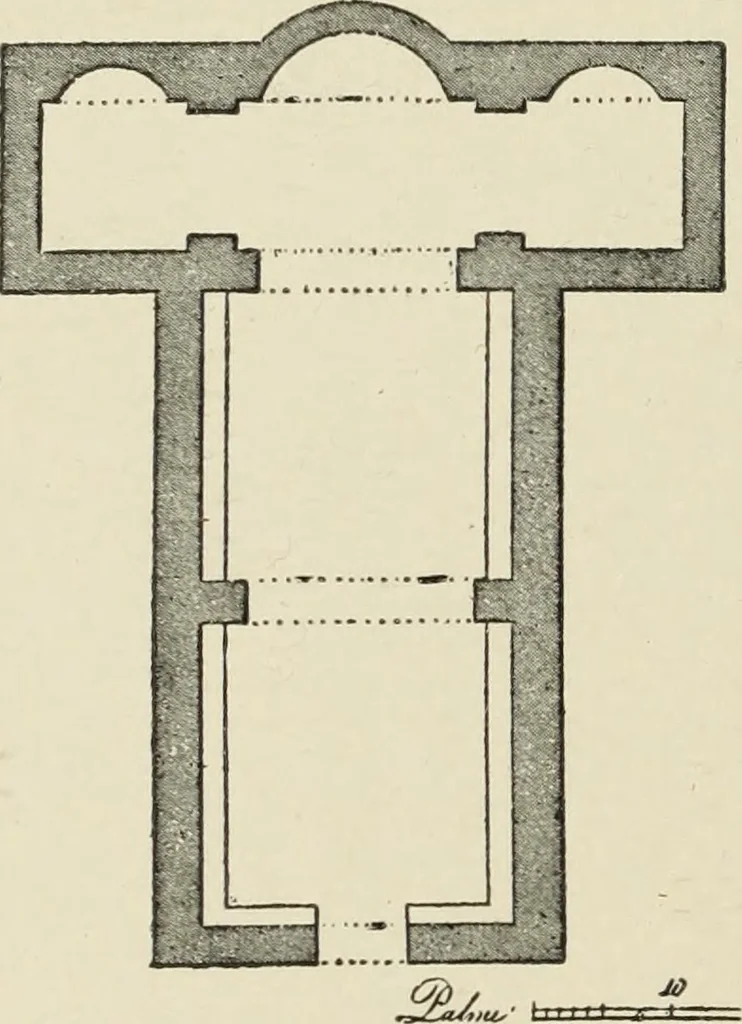 An illustration from A history of architecture in Italy from the time of Constantine to the dawn of the renaissance, 1901, leaf 107