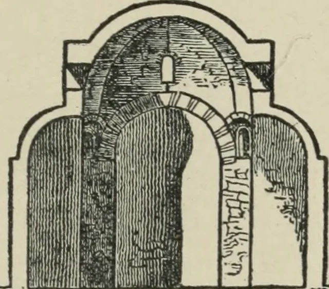 An illustration from A history of architecture in Italy from the time of Constantine to the dawn of the renaissance, 1901, leaf 110
